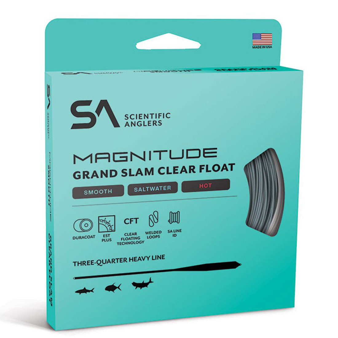 Scientific Anglers Magnitude Smooth Grand Slam Horizion/Clear ligne à mouche