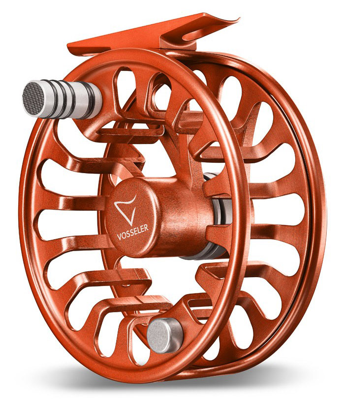 Vosseler Air Two moulinets de mouche orange