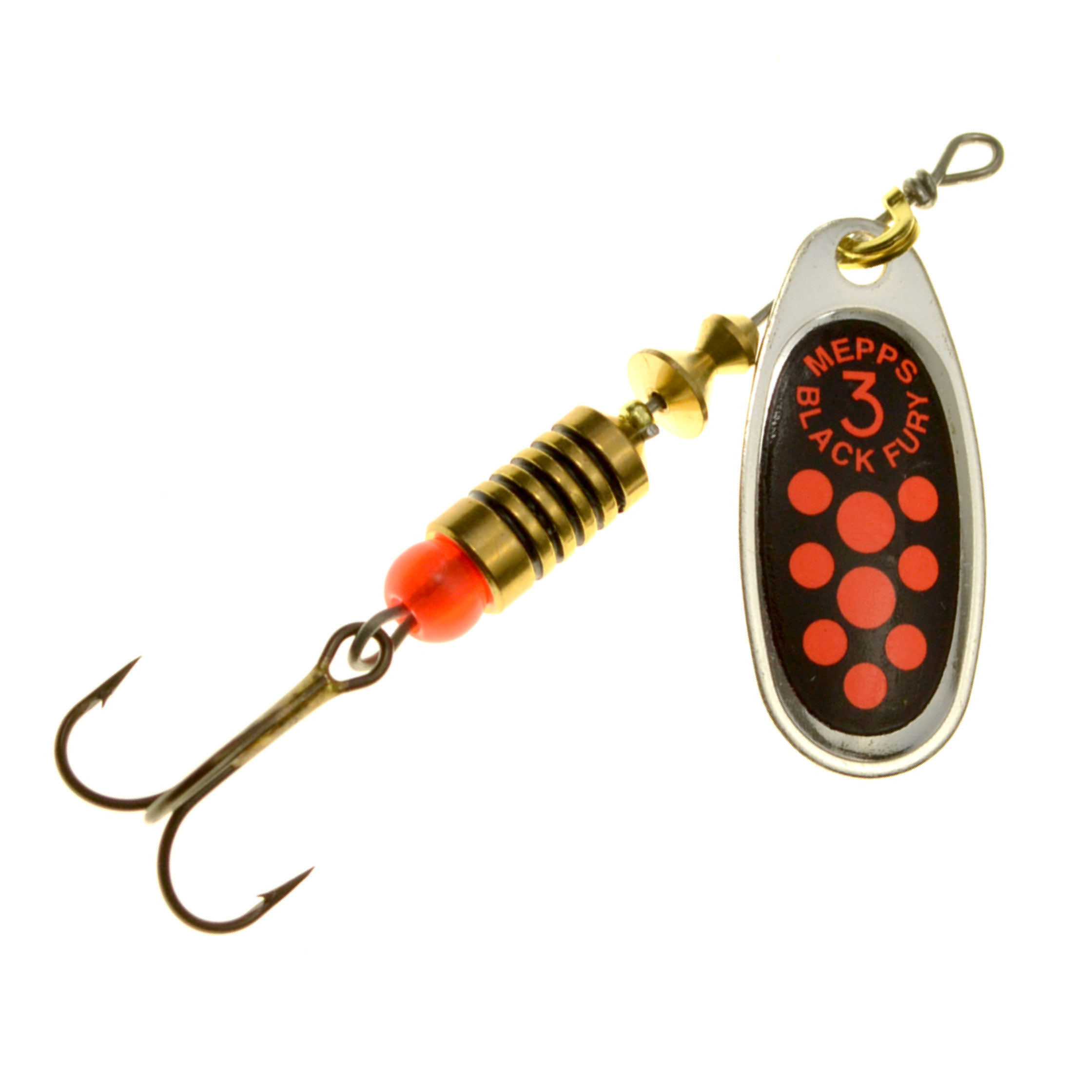 Mepps Black Fury Spinner argent/rouge