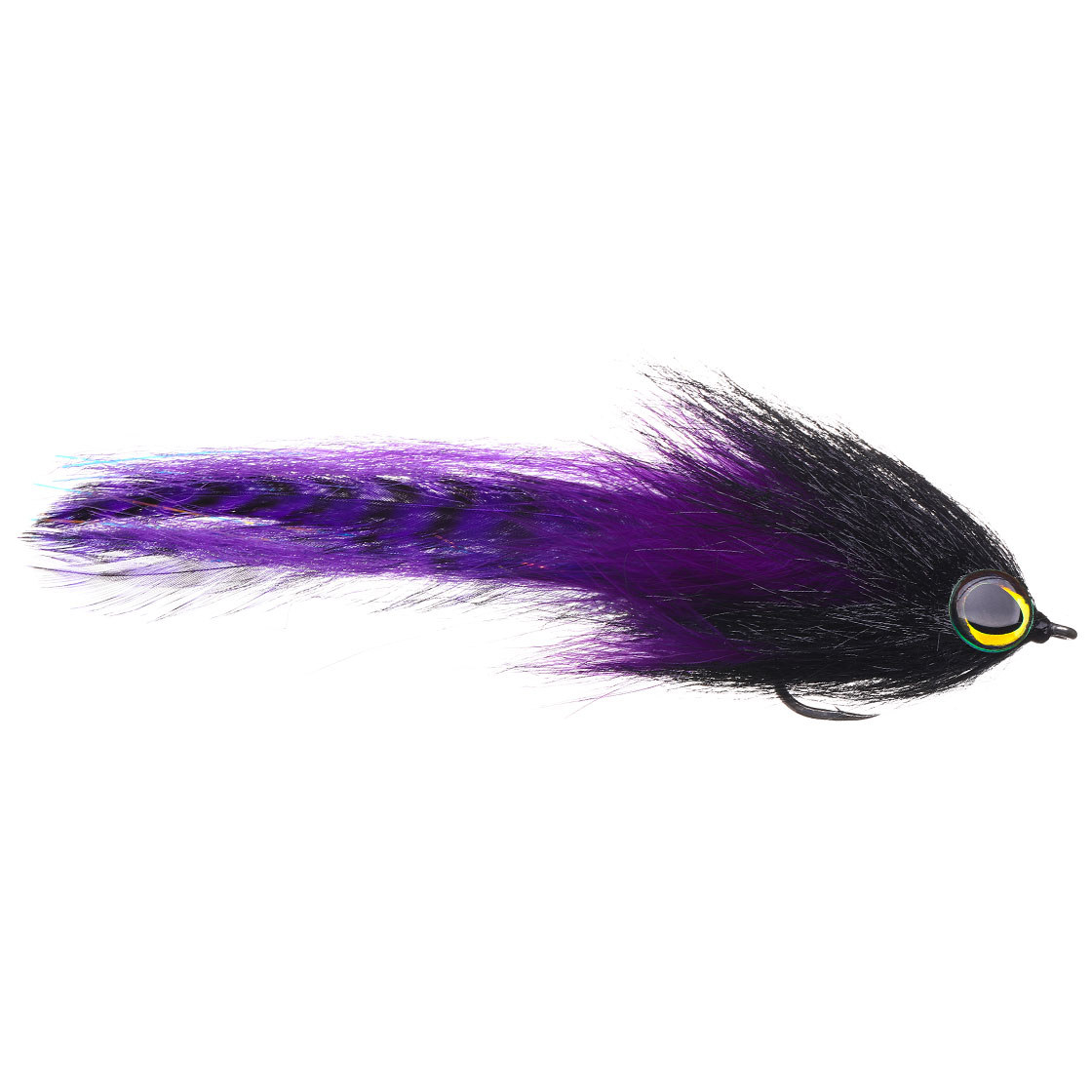 Superflies Mouche d'eau salée Baitfish GT-Brush-Purple