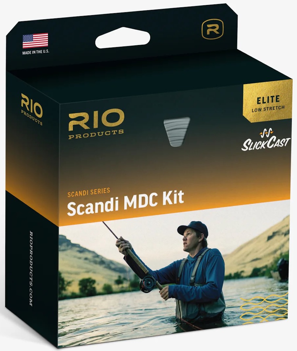 Rio Elite Scandi MDC-Kit Long Système de tête de tir avec 4 pointes interchangeables, runningline et sac