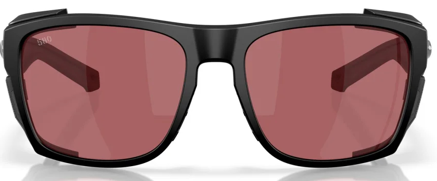 Costa lunettes polarisantes King Tide 6 Matte Black (Rose 580G)