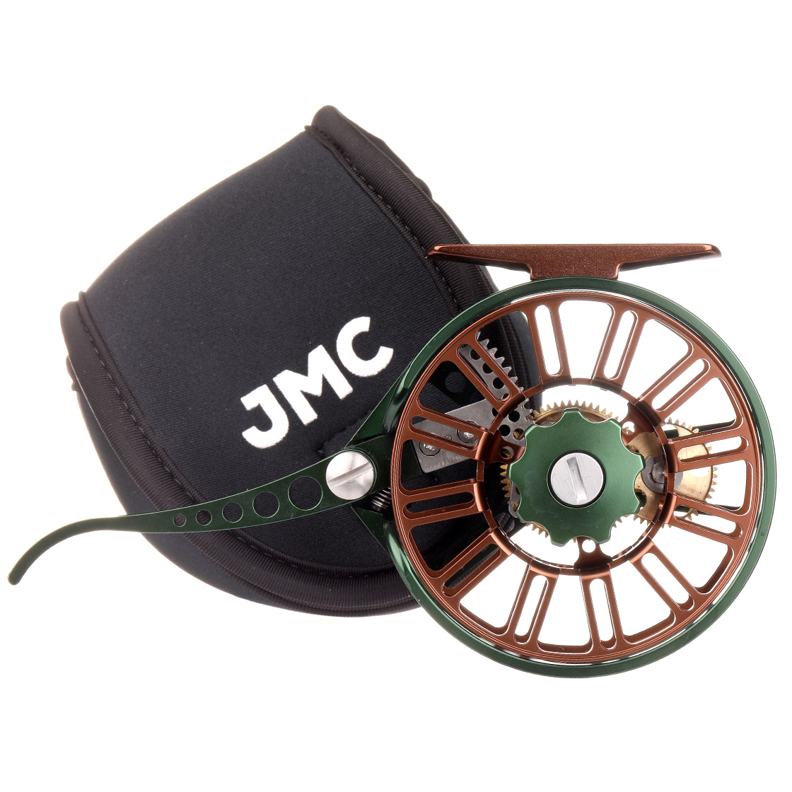 Moulinets de mouche Euronymph semi-automatique JMC Ozone Racing Green 36 Nymph