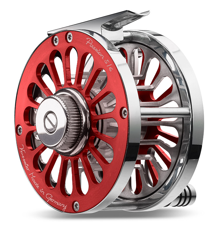 Vosseler Passion Alu Fly Reel red