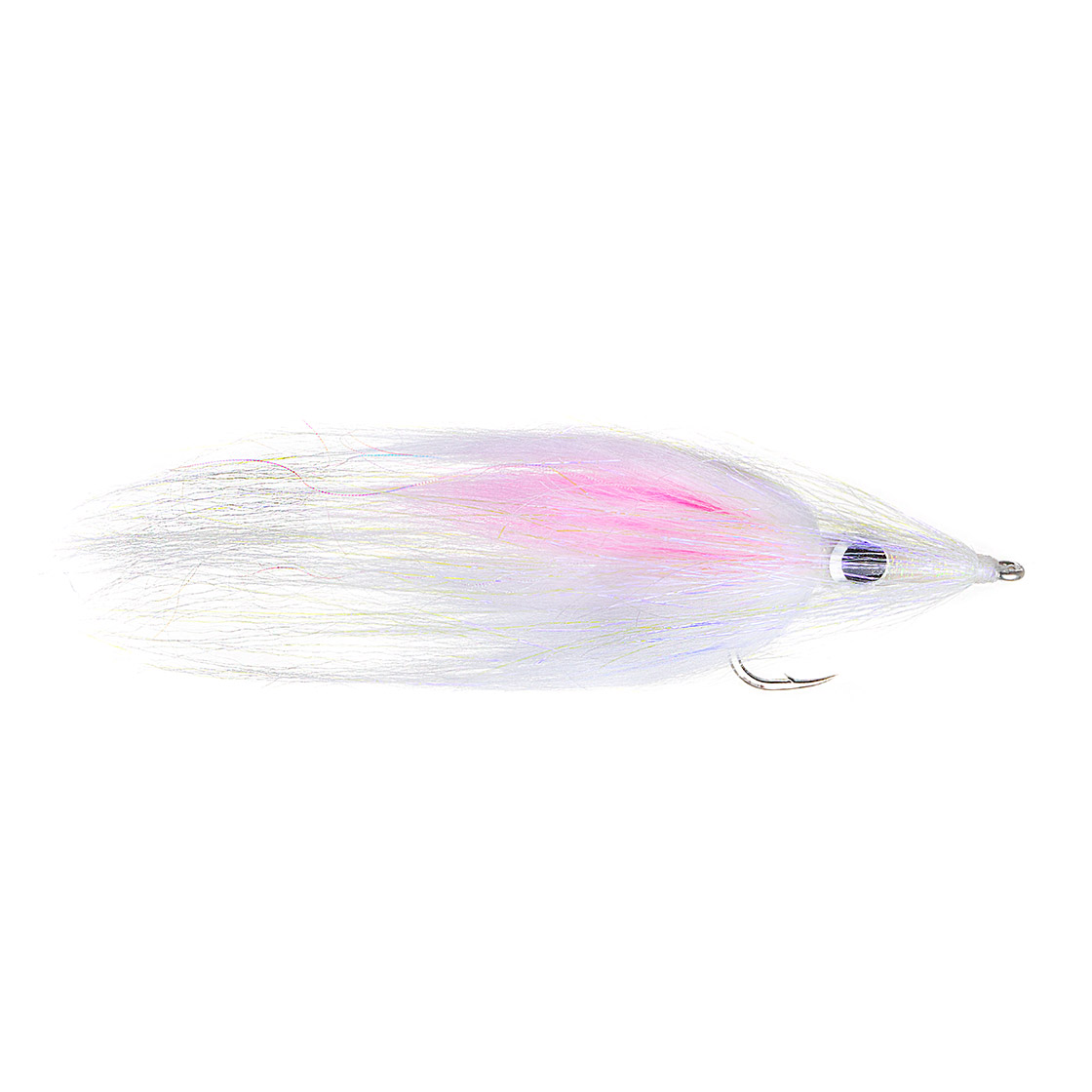 Fishient H2O Offshore Streamer - Psycho Squid rose & blanc
