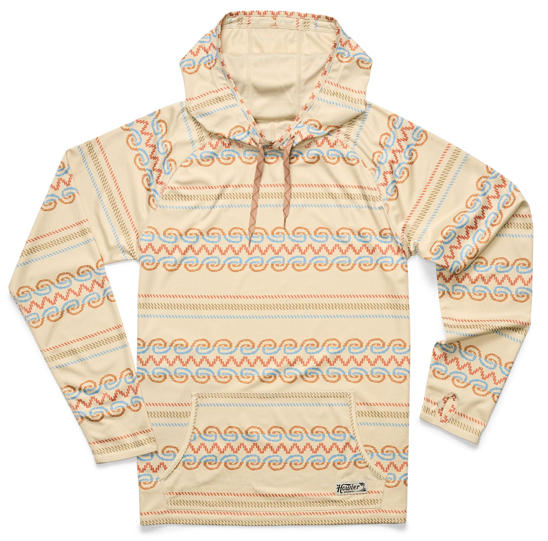 Howler Brothers Loggerhead Sunshade sweat à capuche - Zicatela Off White