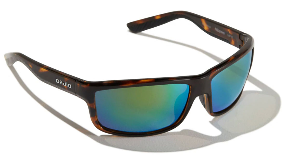 Bajio Lunettes polarisantes Nippers - Dark Tort Gloss (Green Mirror PC)