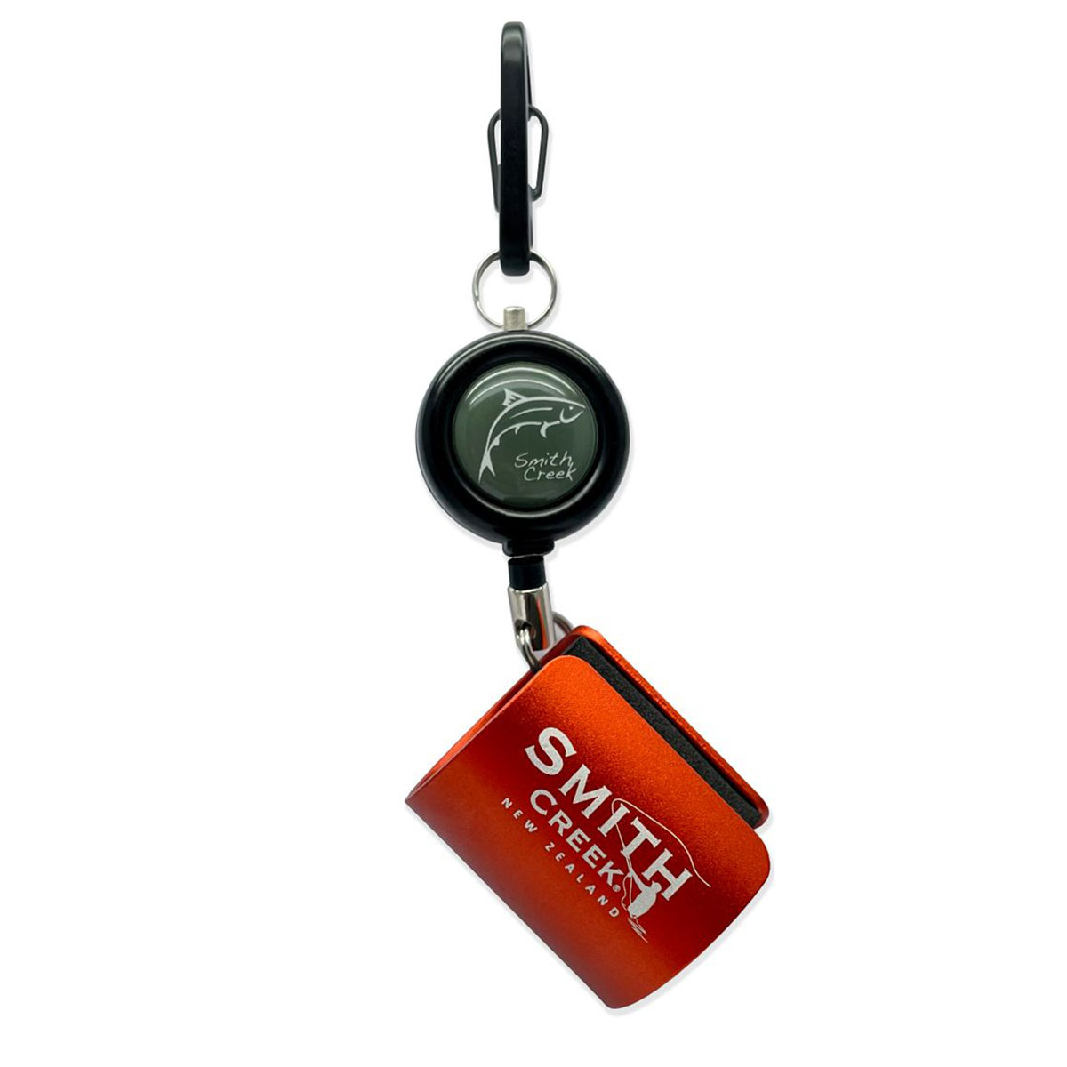 Smith_Creek_Rod_Clip_Rutenclip_Rutenhalter_mit_Zinger_orange_1