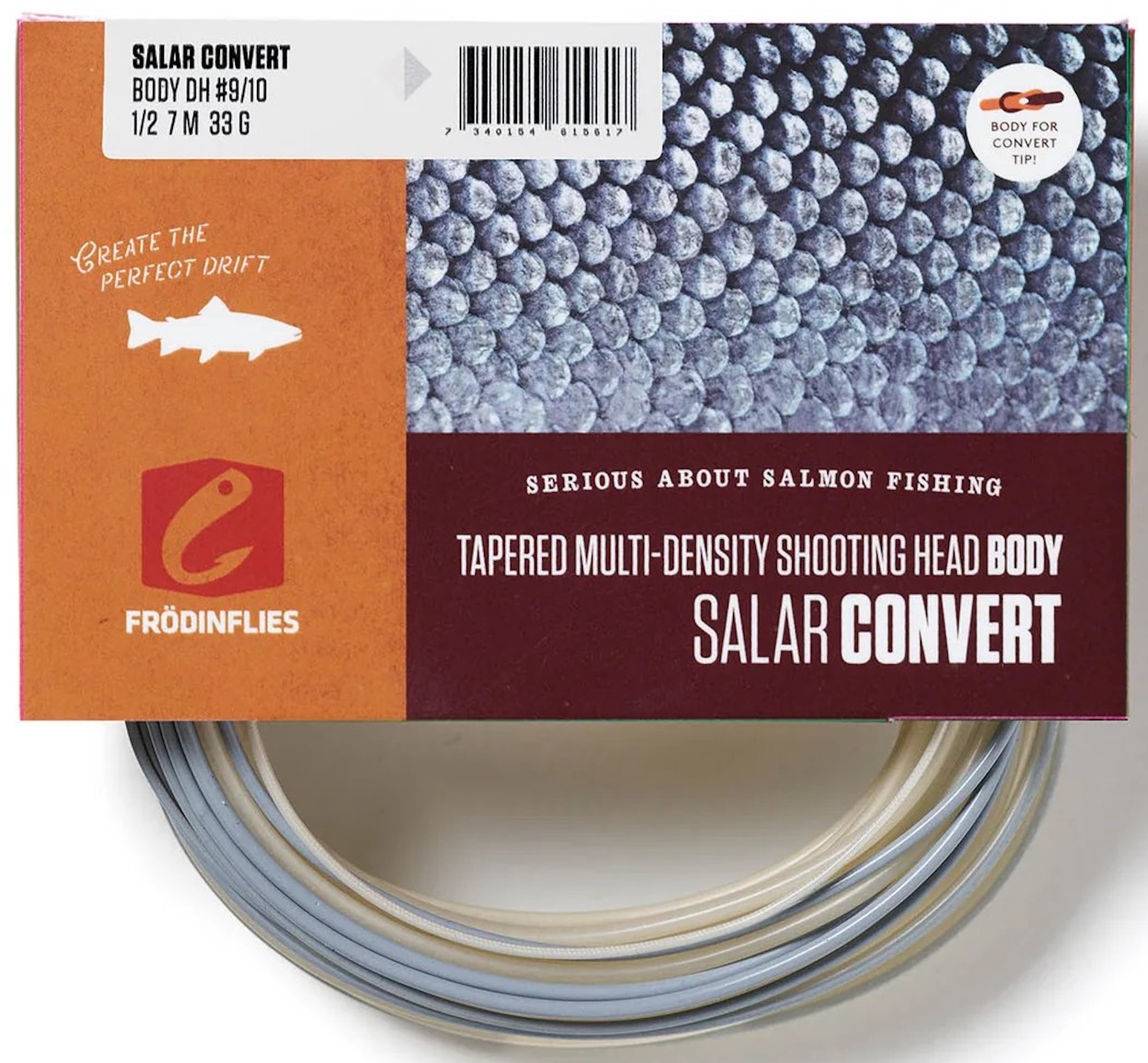 Frödin Salar Convert Short Spey Doublehand Shooting Head Intermediate-Sink2 Tête de tir