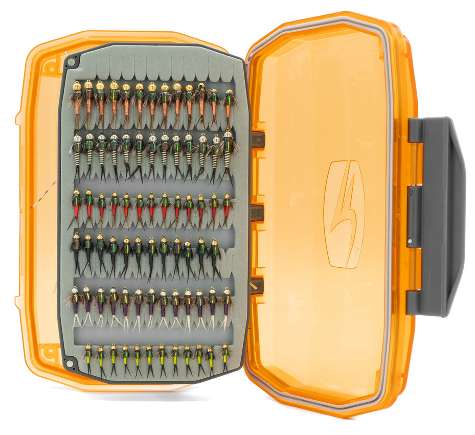 Umpqua UPG Foam Essential Water Proof Medium Hot Orange Boîte à mouches