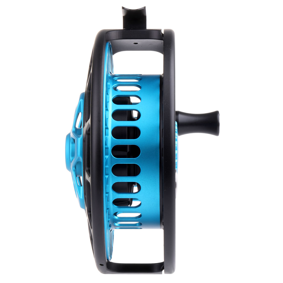 P-18957-3_mako_reel_matte_turquiseon-black_9700-B_side Mako Reel matte turquoise on black Model 9700B