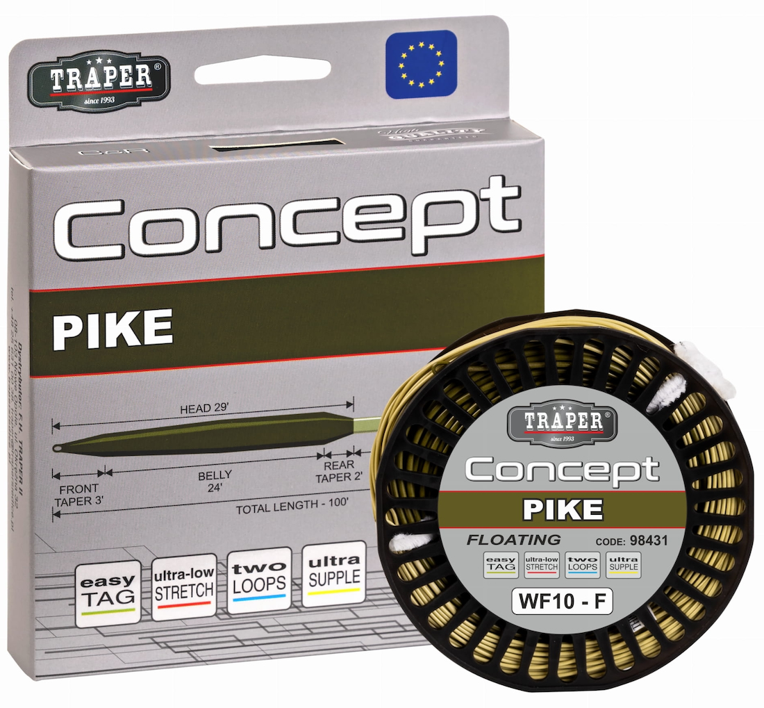 Traper Concept Pike WF ligne à mouche flottante