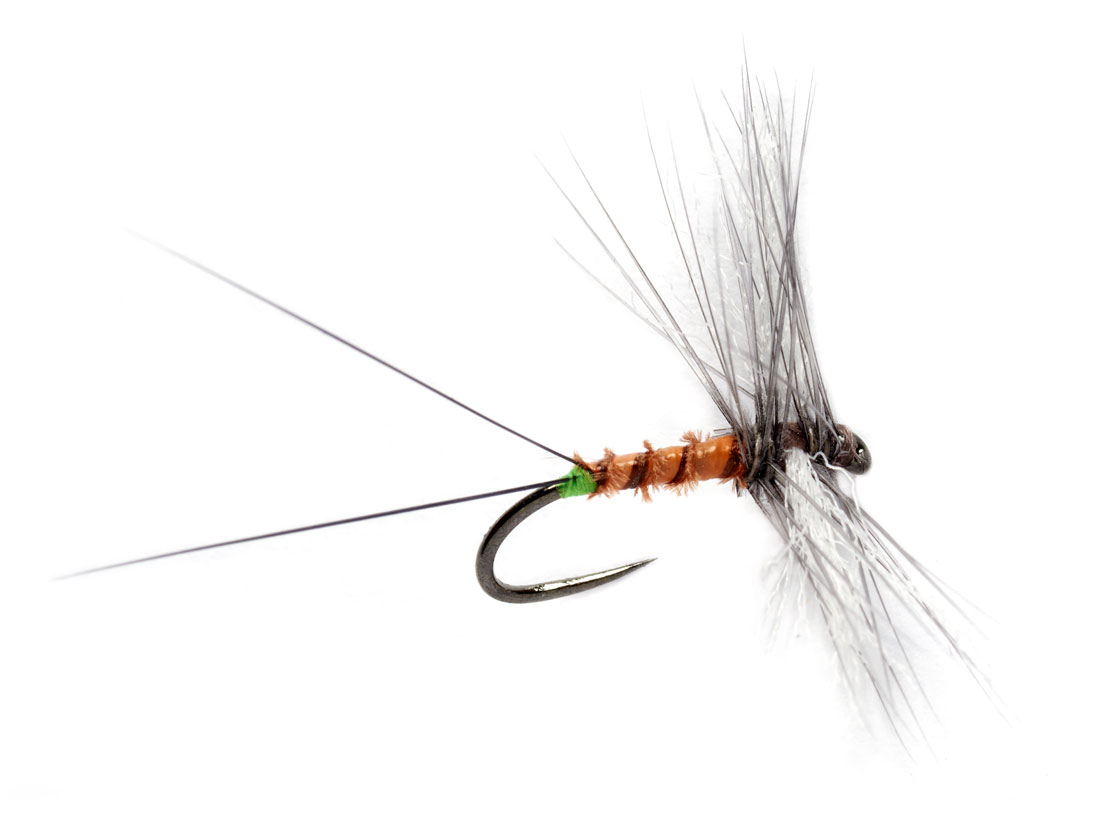 Mouche sèche Fulling Mill - Croston Cripple Spinner Barbless