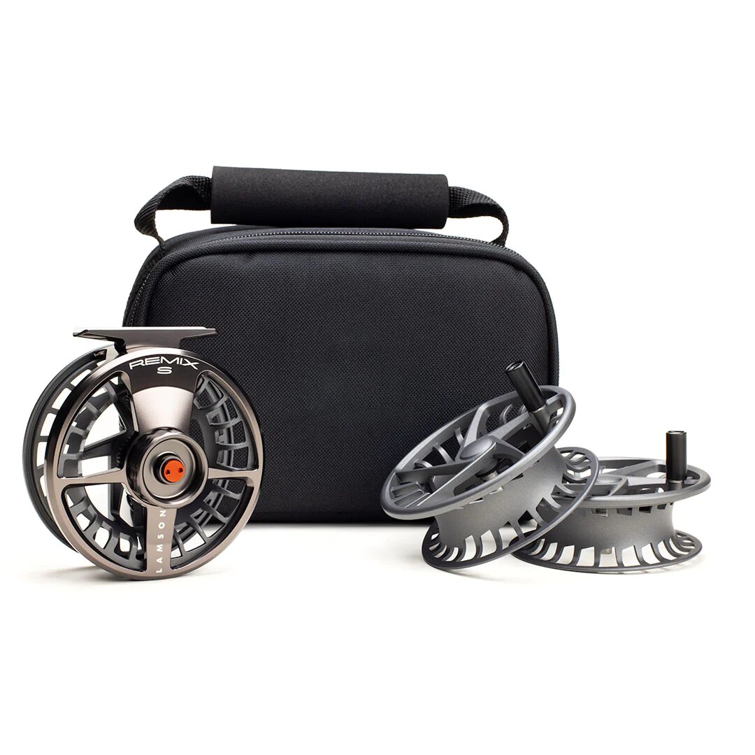 Lamson Remix S moulinets de mouche en kit smoke