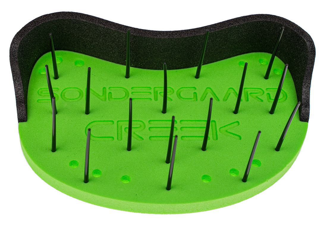 Sondergaard panier à lignes Creek Stripping Basket black & green