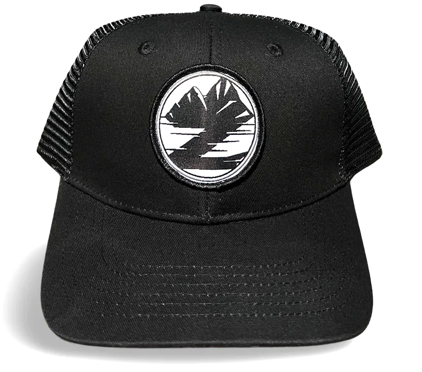 Backcountry Skinz Cap Z Logo Trucker Hat Noir