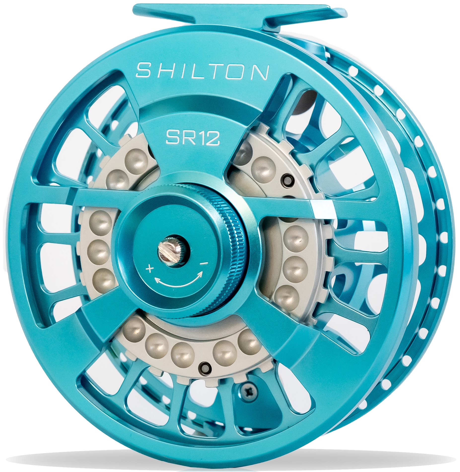 Shilton SR Series Custom Reel Turquoise-Turquoise-Titanium Moulinets de mouche