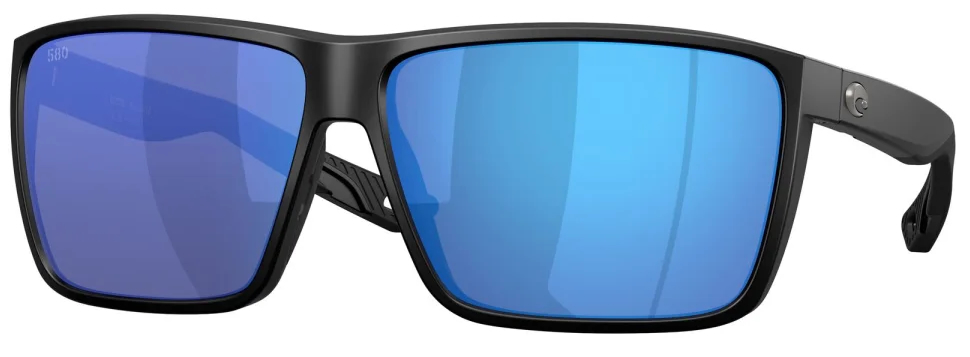 Costa Lunettes polarisantes Rincon II Matte Black (Blue Mirror 580G)