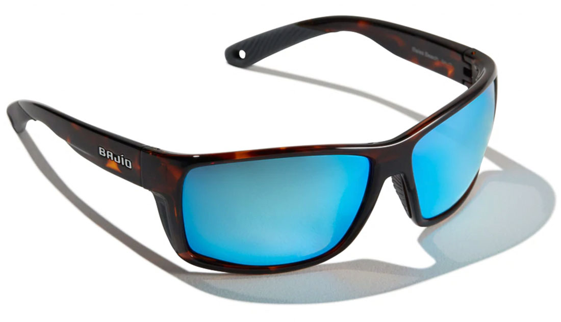 Bajio Lunettes polarisantes Bales Beach - Dark Tort Gloss (Blue Mirror Glass)