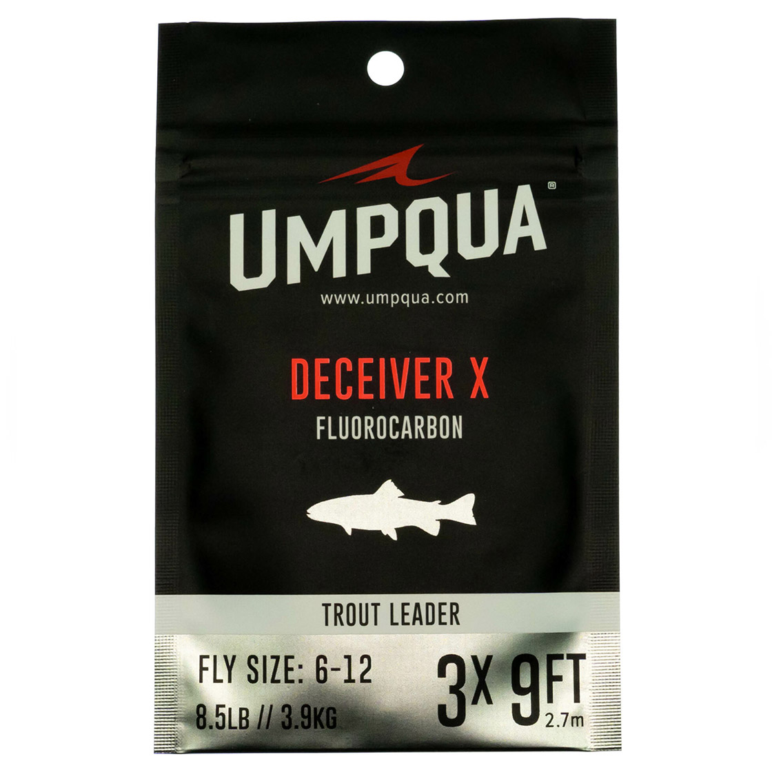 Bas de ligne Umpqua Deceiver X Fluorocarbone Leader 9ft