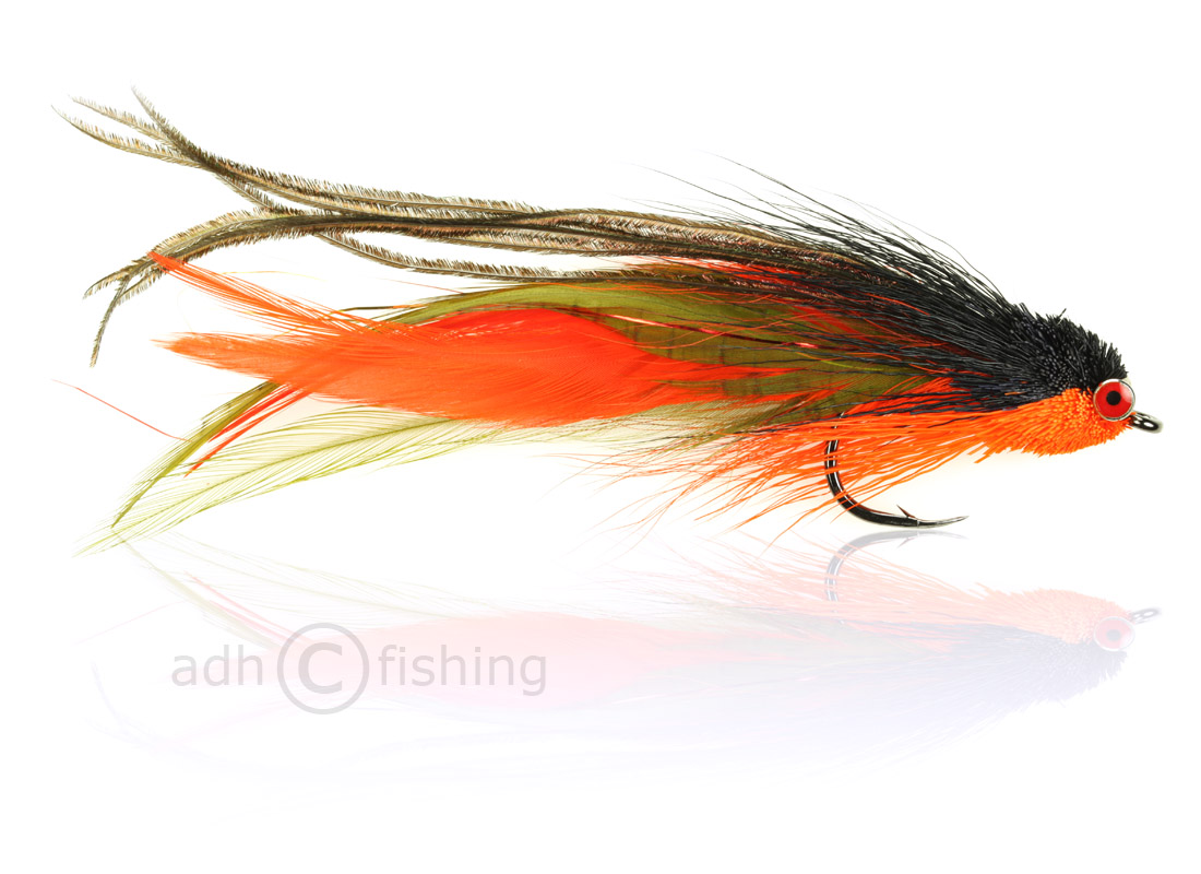 Fulling Mill mouche d'eau salée - Andino Deceiver - orange noir