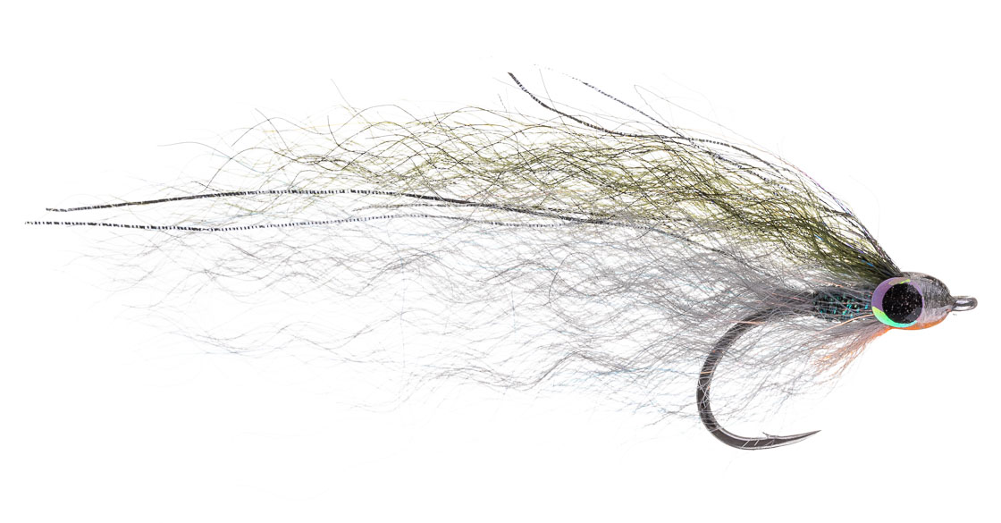 Fishient H2O Streamer - Déceveur Tiger gris & peacock