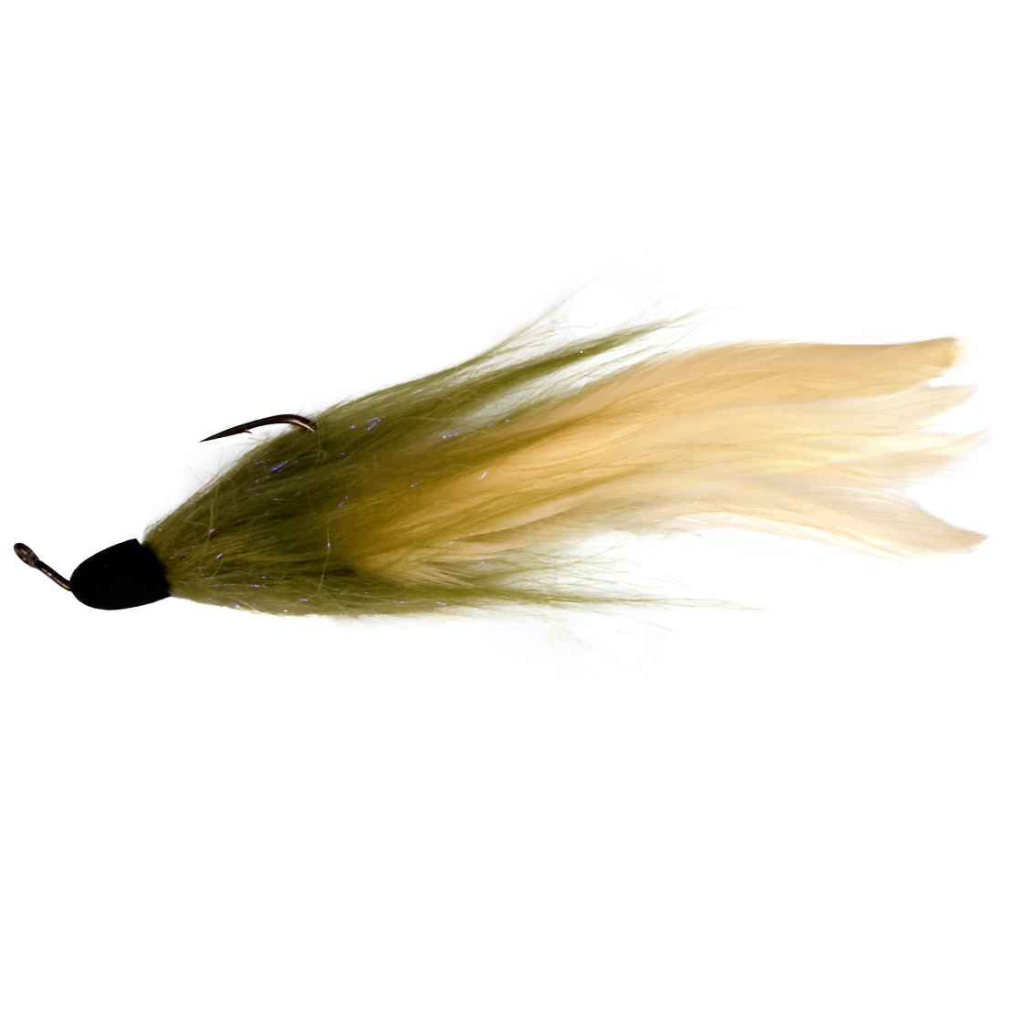 Catchy Flies Streamer - Suspending Pike olive & havane