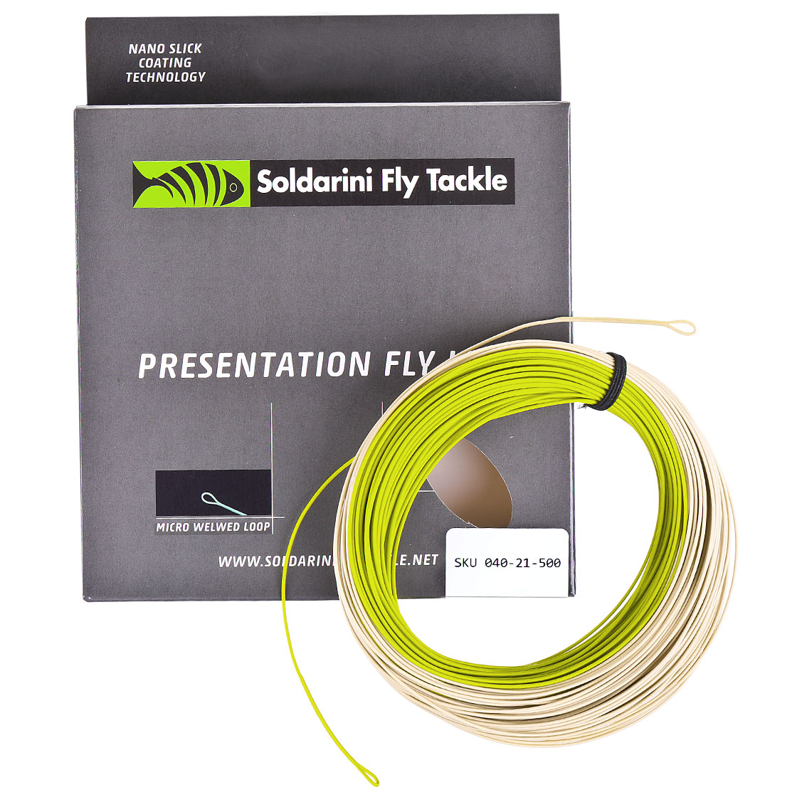 Soldarini Presentation WF ligne à mouche light olive / light tan