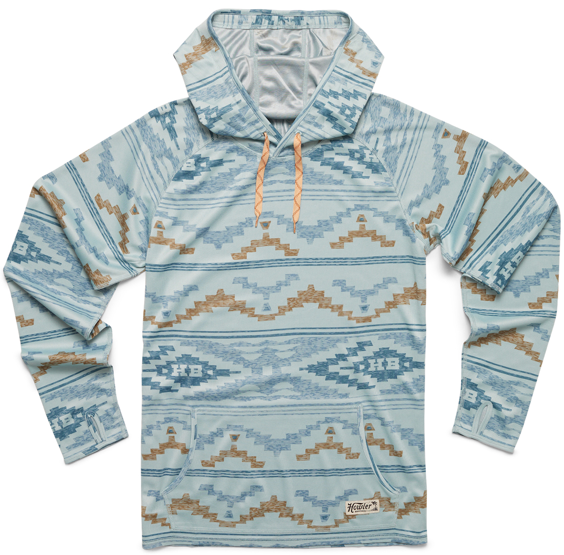 Howler Brothers Loggerhead Sunshade Hoodie - terranova : lapis UPF35+ protection UV
