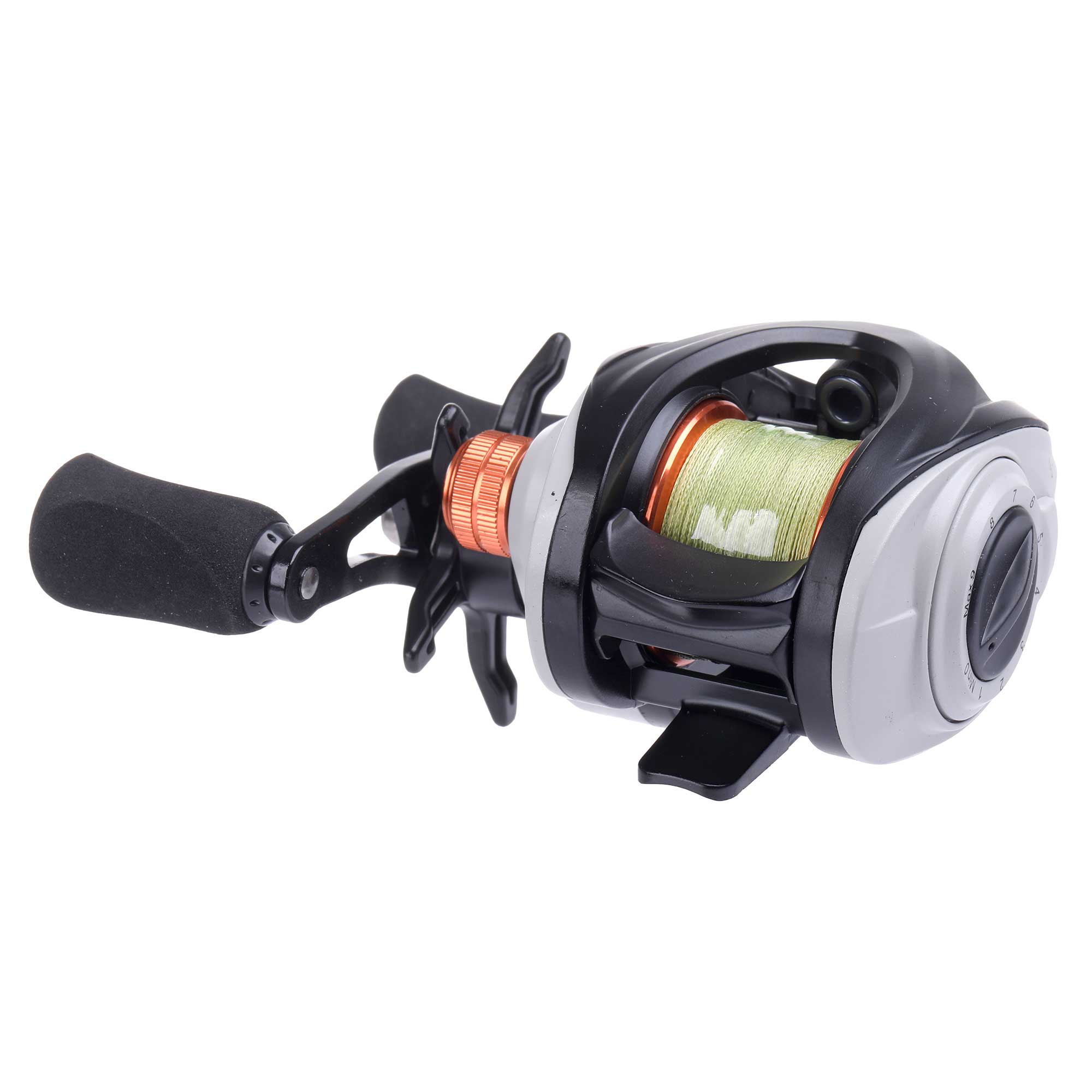 SAKURA SK-CR 201T 5+1 Moulinet Baitcast avec ligne tressée de 0,20 mm