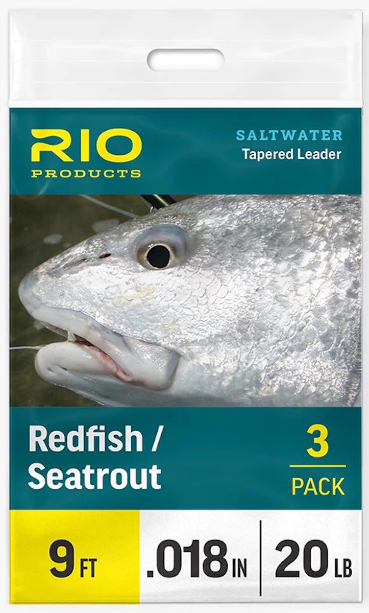 Rio Redfish and Seatrout 9 ft Tapered leader 3 pc Pack Bas de ligne