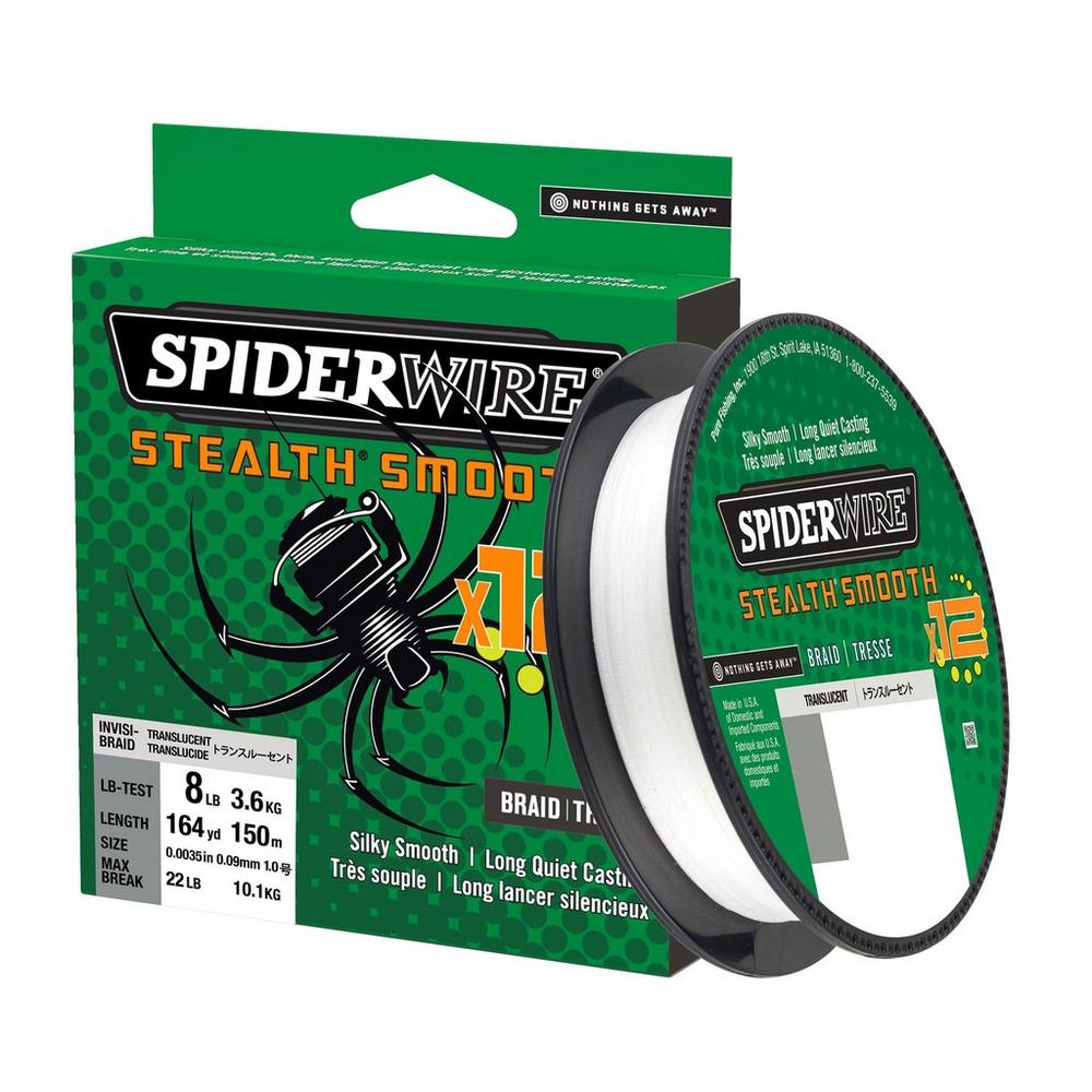SpiderWire Stealth Smooth12 150 m translucide 12 - fils tressés