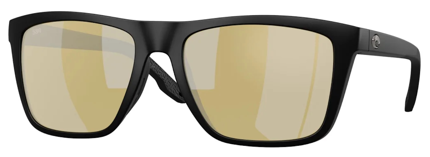 Costa Lunettes polarisantes Mainsail XL Matte Black Sunrise Silver Mirror 580G