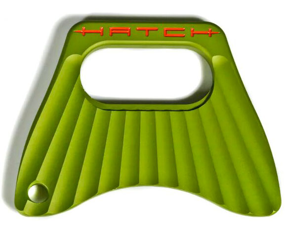 Hatch Fish Tail Bottle Opener Porte-clés décapsuleur vert