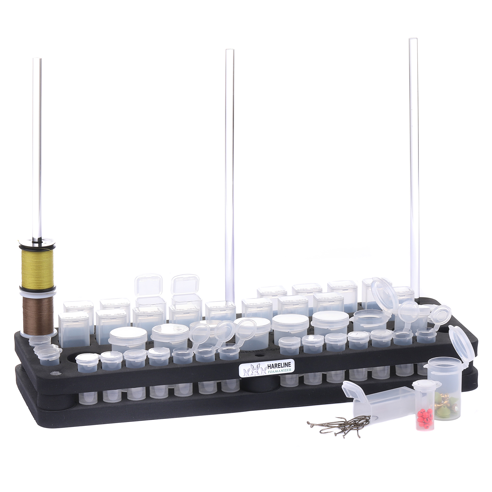 Hareline Bead / Hook Storage Foamanizer Module 12" - Station de rangement pour la table de montage