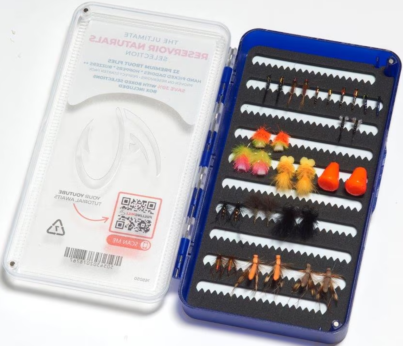 Fulling Mill Ultimate Reservoir Naturals Stillwater Kit mouches avec boîte à mouches
