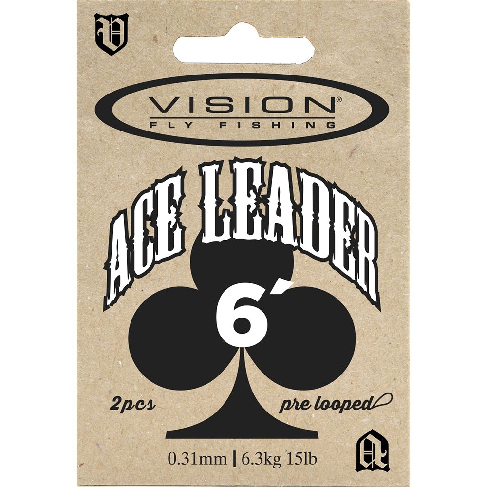 Vision ACE Leader Bas de ligne 6 ft 2er Set