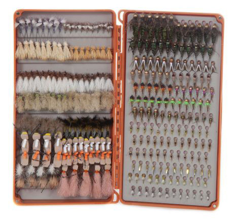 Tacky Double Haul Fly Box boîte à mouches orange brûlé