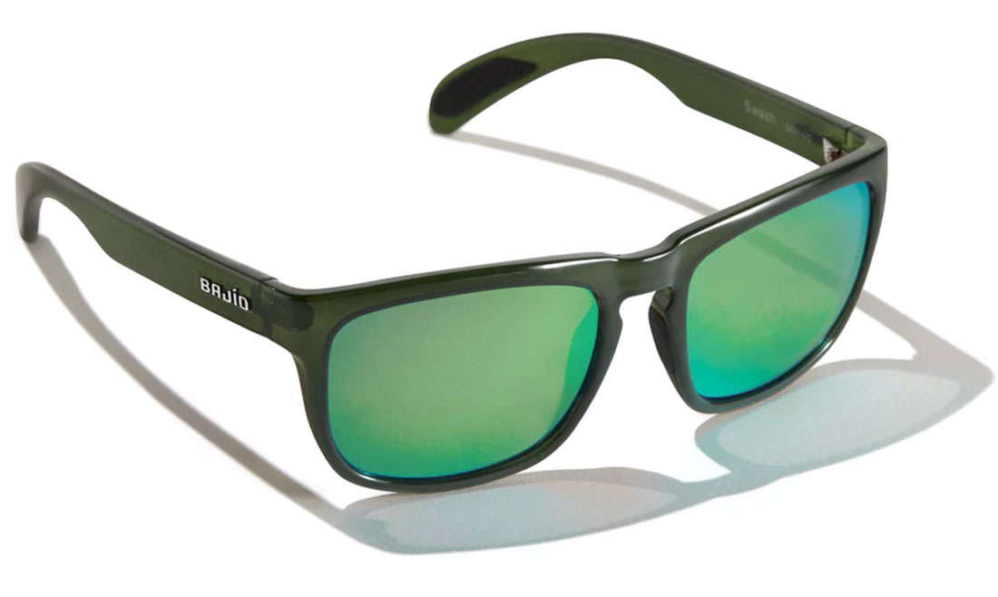 Bajio Lunettes polarisantes Swash - Cerveza Gloss (Green Mirror Glass)