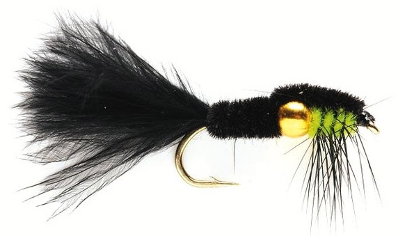 Nymphes Fulling Mill - Golden Nugget Montana Marabou Green