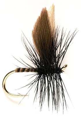 Fulling Mill mouche sèche - Traditional Black Gnat
