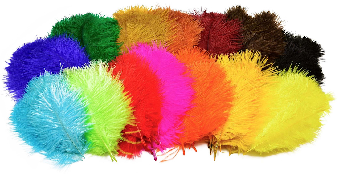Frödin Flies SNS Ostrich Hackles Feathers (plumes d'autruche)