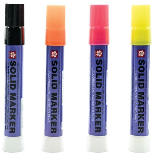 Scientific Anglers Indicator Marker Set for Euro Nymphing noir/chartreuse/orange/rose