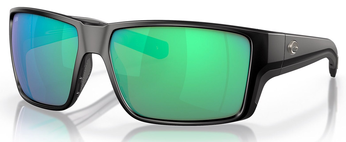 Costa Lunettes polarisantes Reefton Pro - Matte Black (Green Mirror 580G)