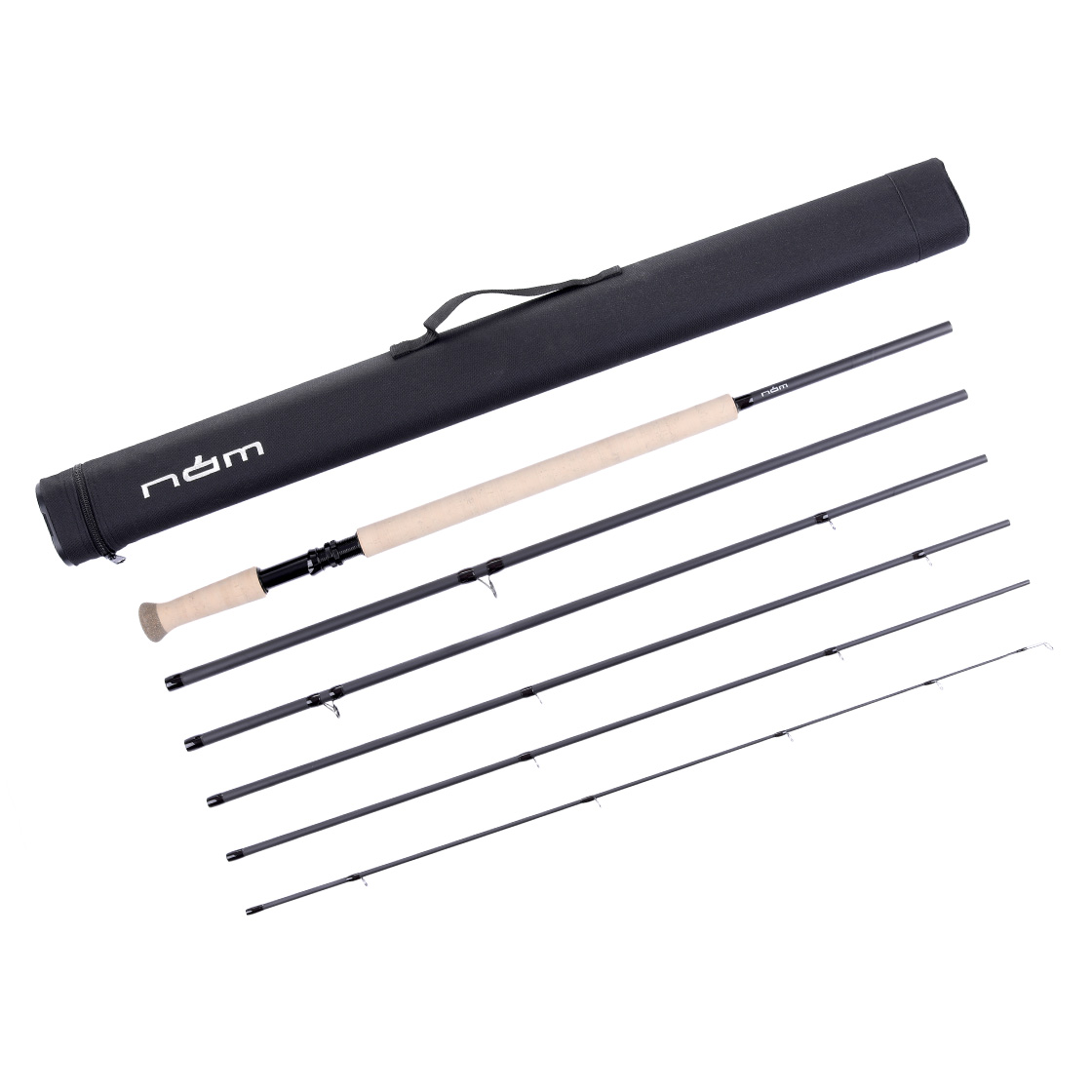 Nam VOR Spey Delgado Cannes à mouche à deux mains 6pcs