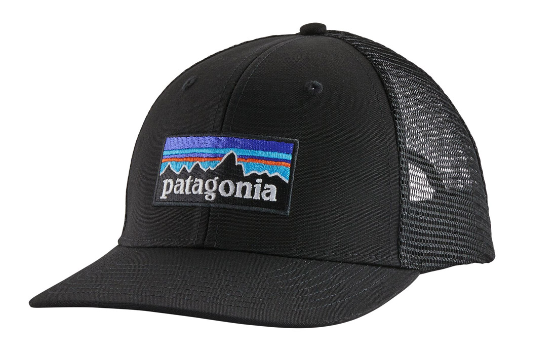 Patagonia P-6 Logo Trucker Hat casquette BLK