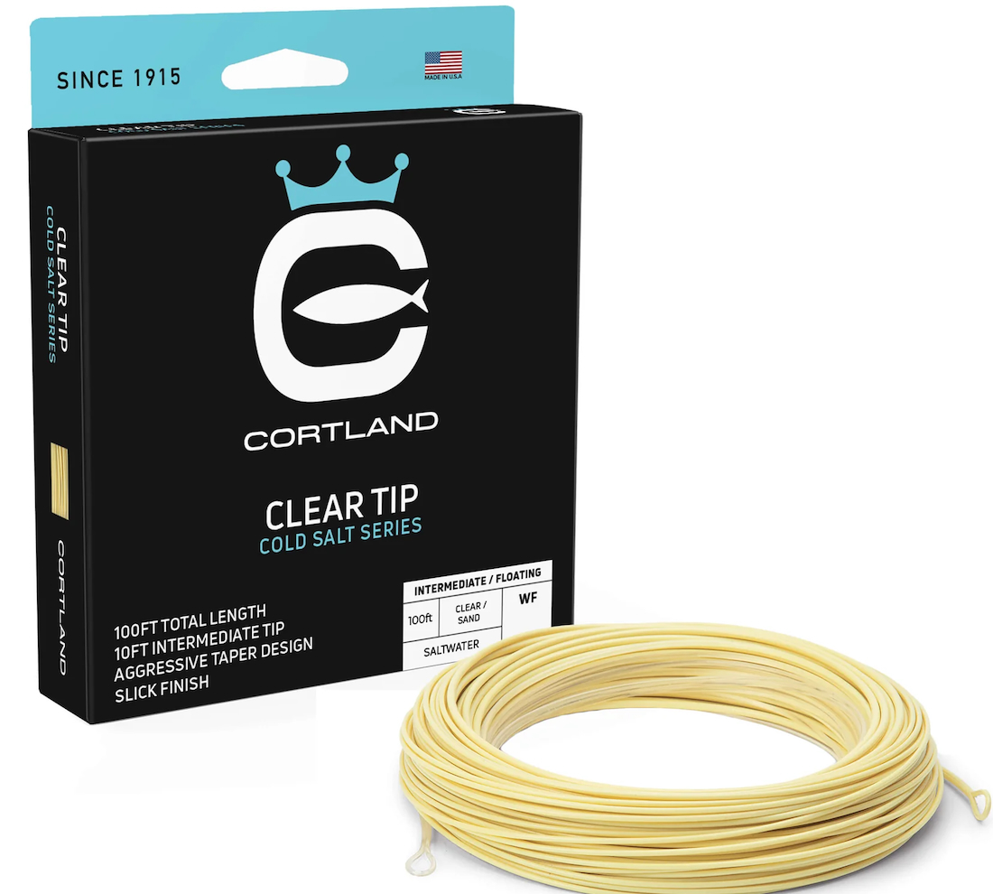 Cortland Cold Salt Floating / 10 ft Intermediate Clear Tip ligne à mouche