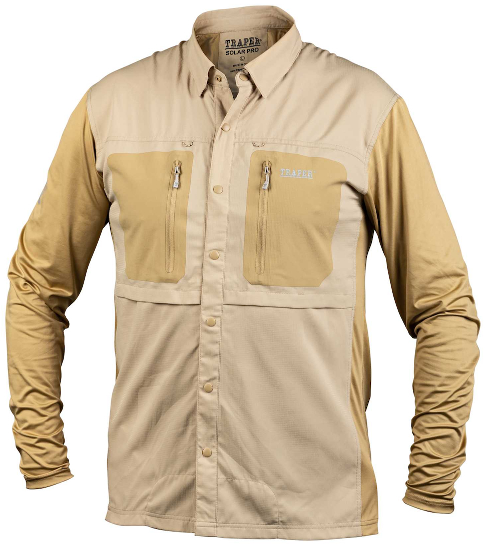 Traper Solar Pro UPF 50+ Fishing Shirt protection solaire sable