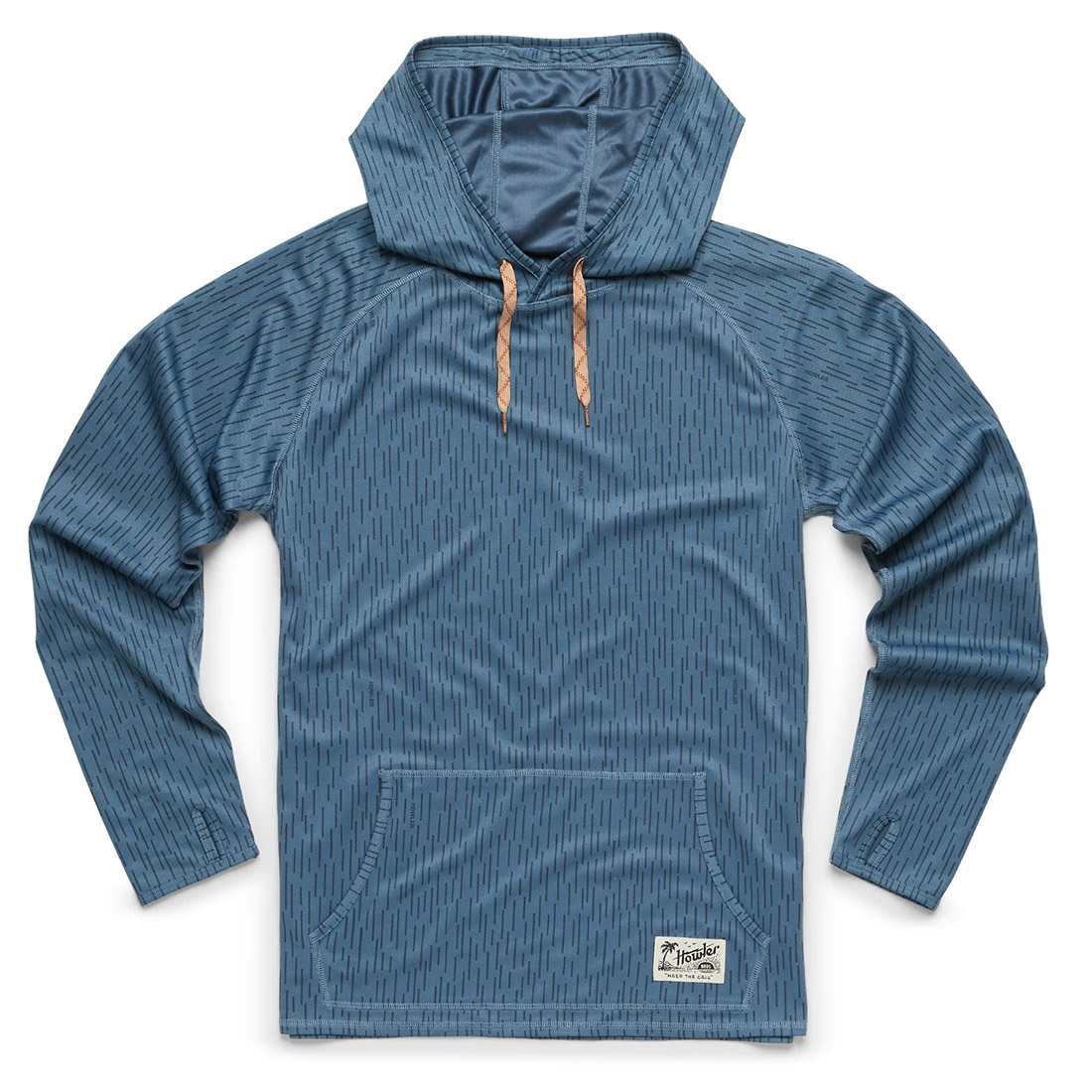 Howler Brothers Loggerhead Sunshade sweat à capuche - deluge camo : pacific blue UPF35+ protection UV