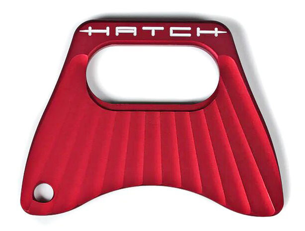 Hatch Fish Tail Bottle Opener Porte-clés décapsuleur rouge